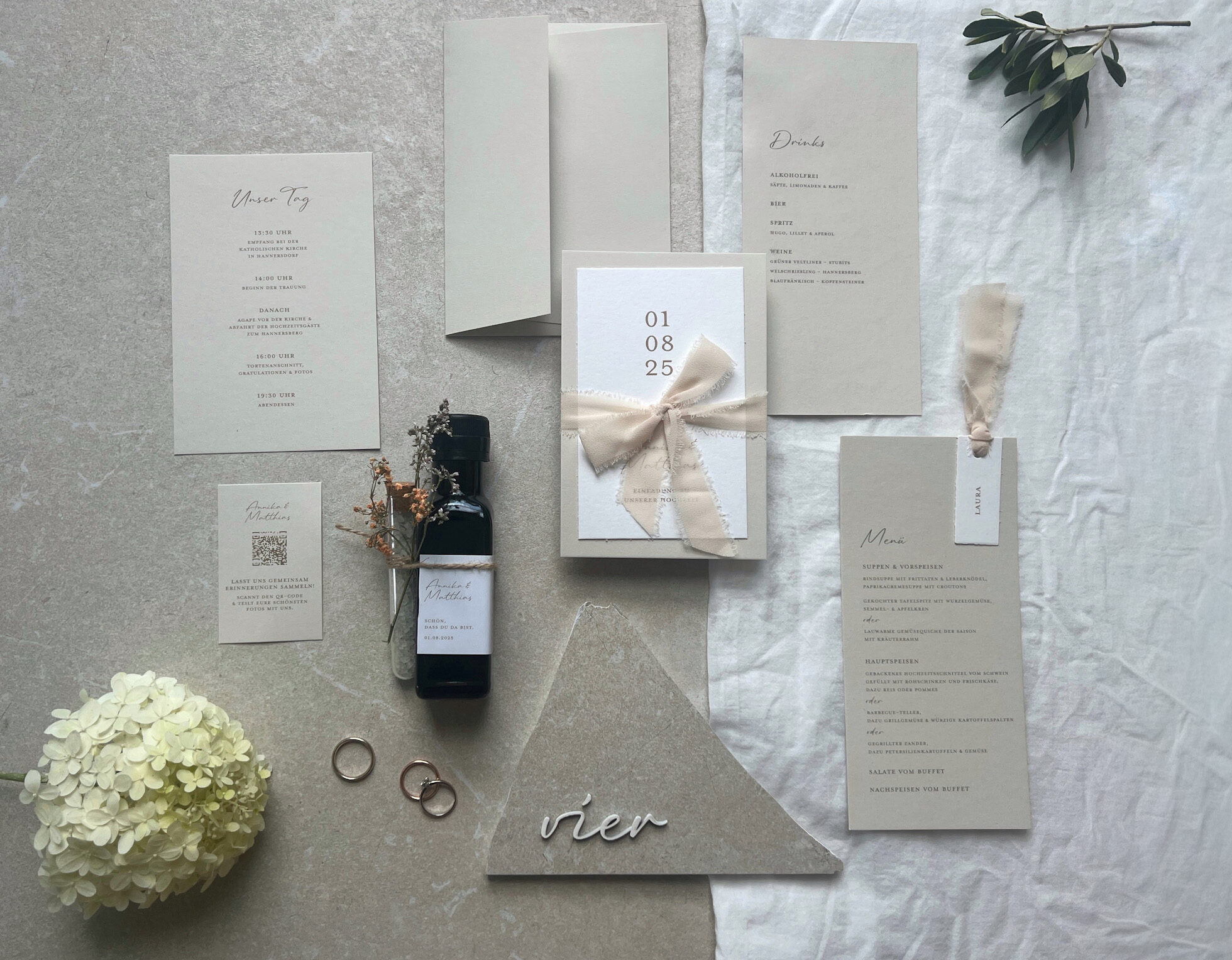 Hochzeitspapeterie