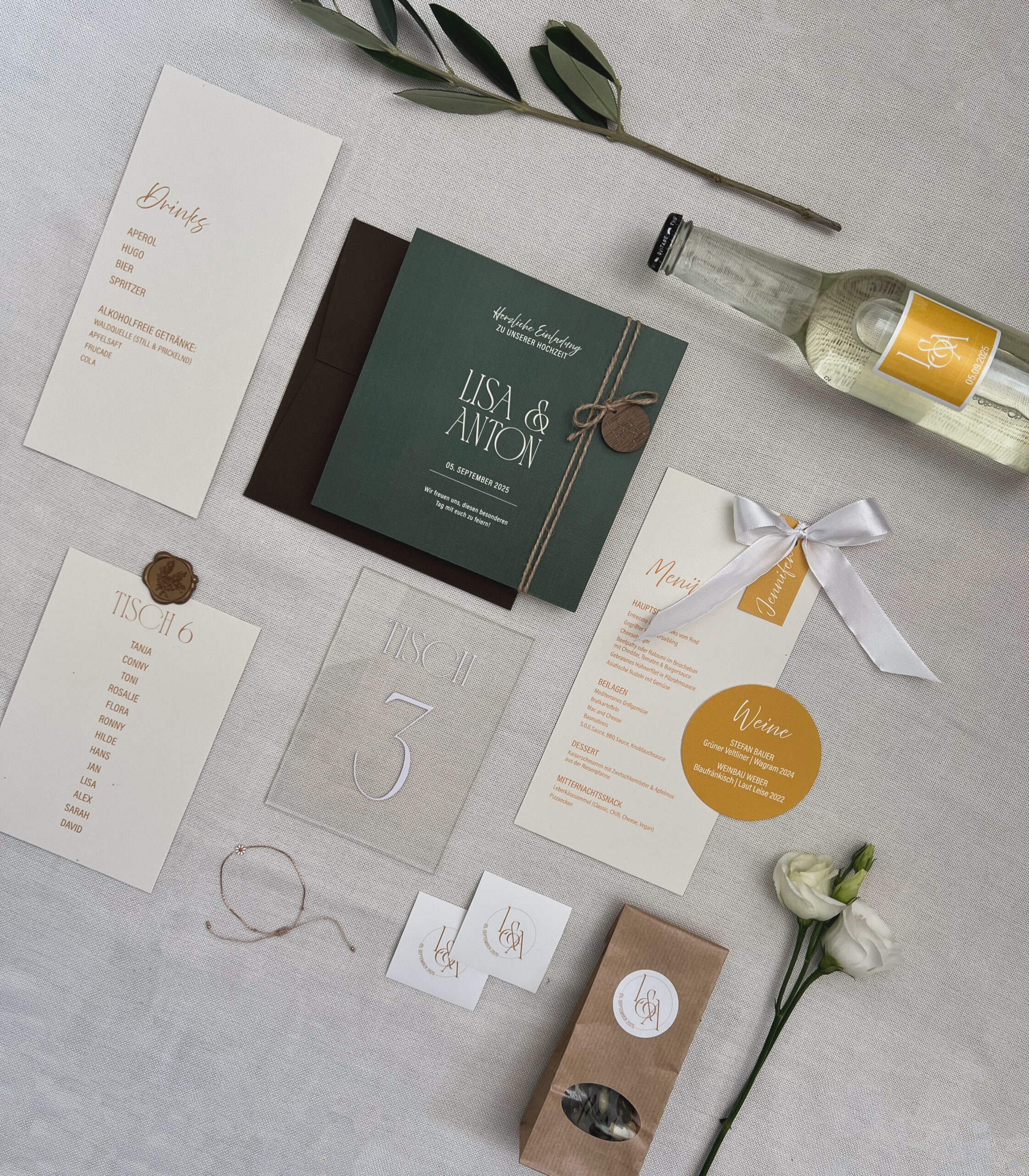 Hochzeitspapeterie